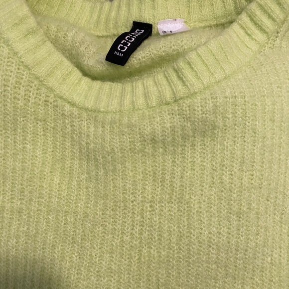neon green sweater - Picture 2 of 2
